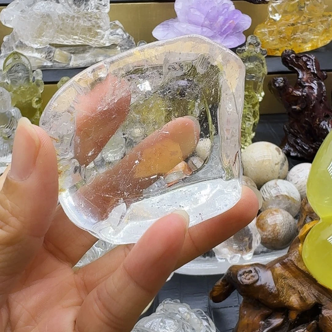 水晶珠宝半成品未镶嵌盘子