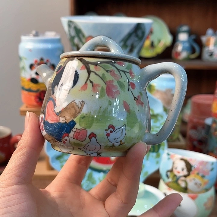 陶景德镇釉下手绘陶瓷