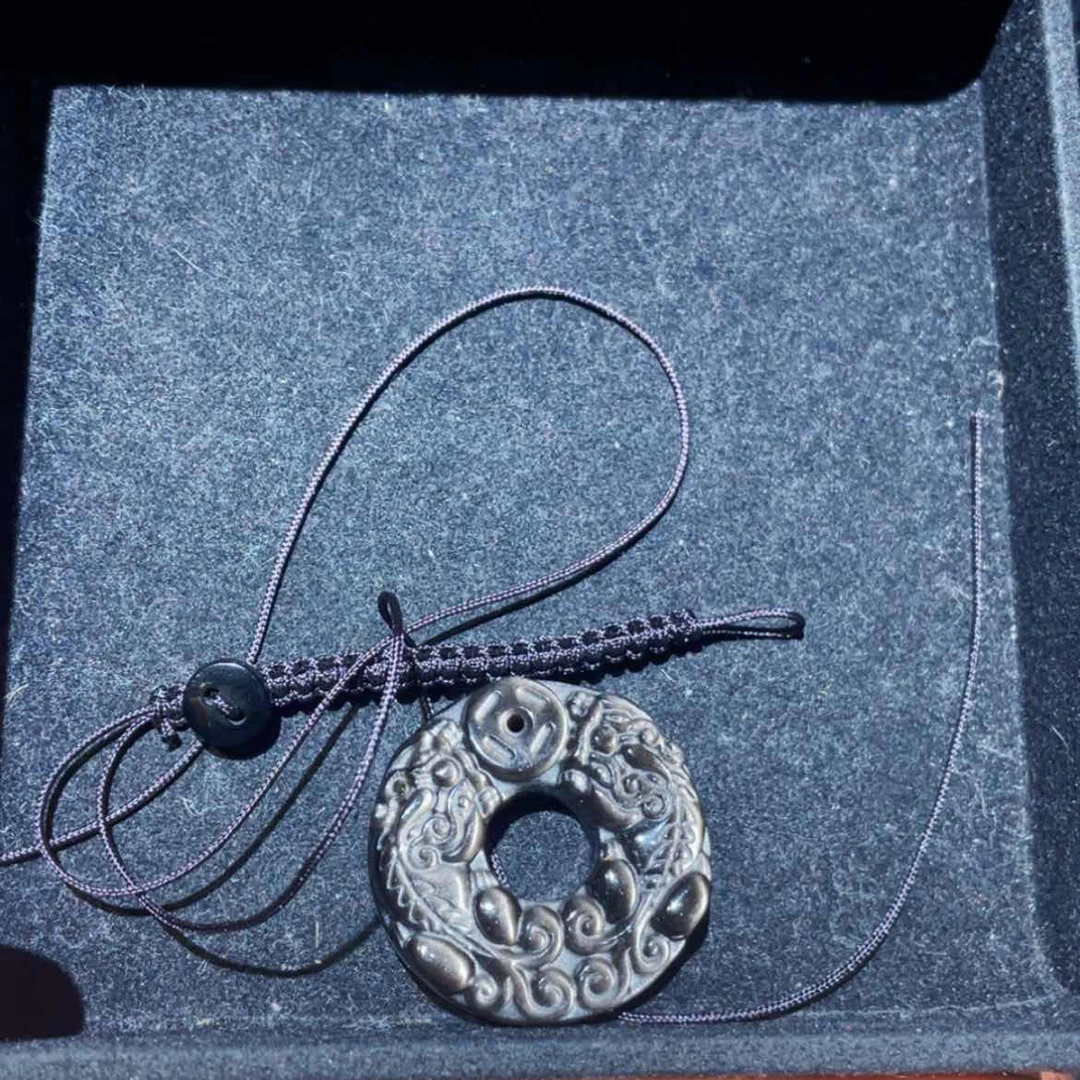 【闪购商品】黑曜岩吊坠(不含链)未镶嵌中***星