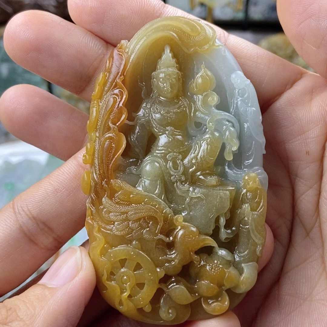 云***烤定制翡翠未镶嵌定制翡翠