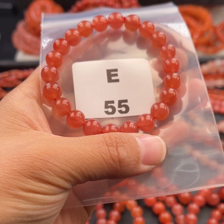 南红玛瑙未镶嵌多样性发货默认微瑕称重8mm