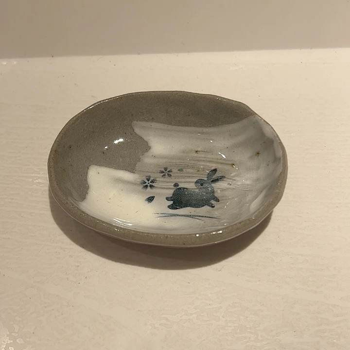@***常瓷兔子小料碗一个超可爱