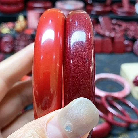 天然辰砂紫金砂红砂手镯