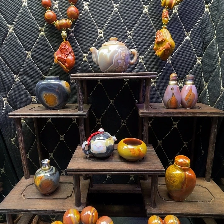 玛瑙/玉髓未镶嵌颈饰