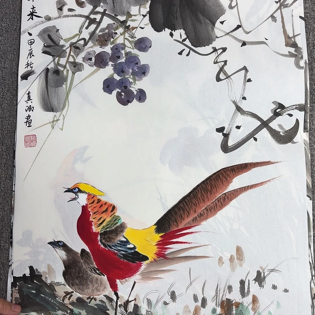 国画国画作品多次在国内外