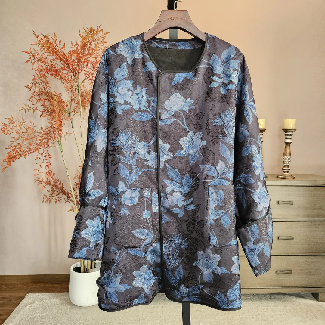 002507新中式棉服上衣外套新款女装时尚爆款休闲国风
