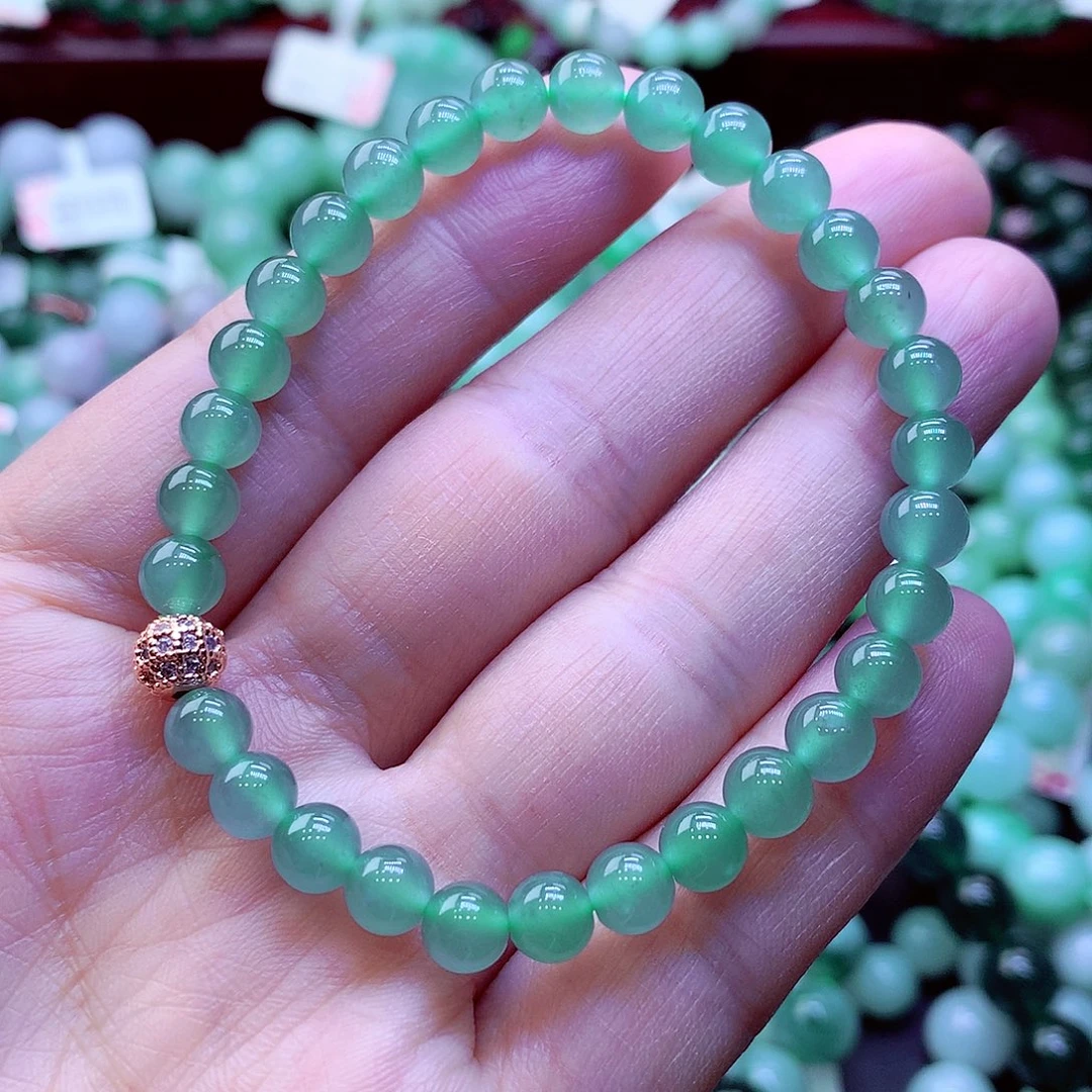 翡翠未镶嵌毛衣链