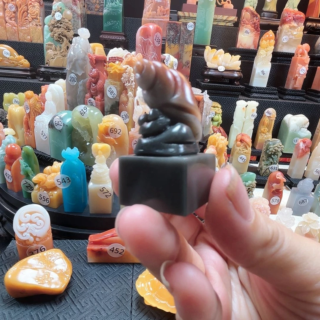 寿山石其他海螺印章