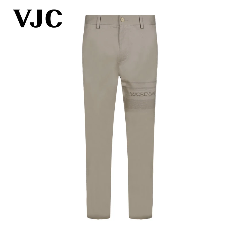 VJC/威杰思2025春夏新款男装时尚休闲九分裤通勤百搭B24BP2516