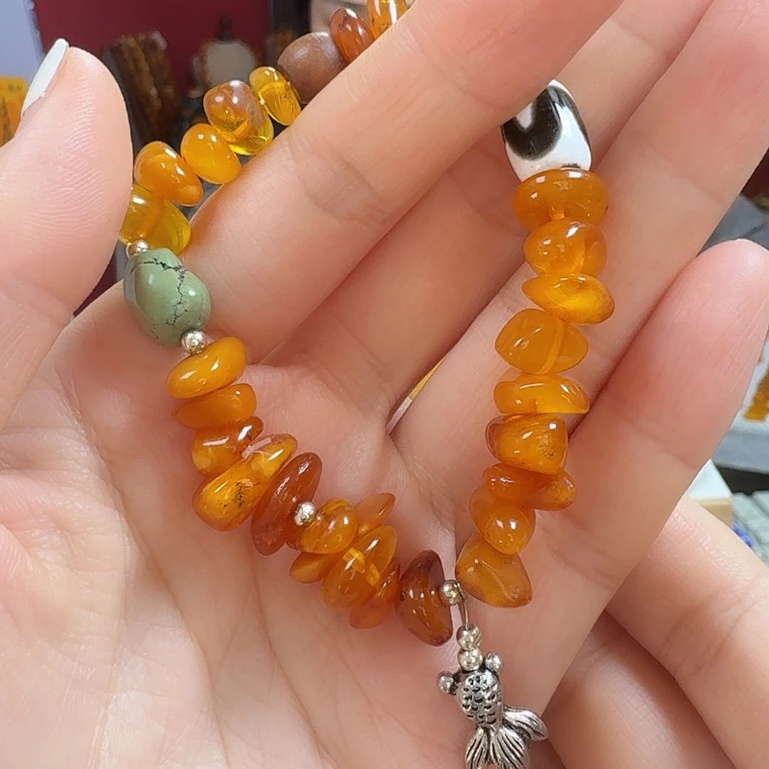 蜜蜡未镶嵌手链手串