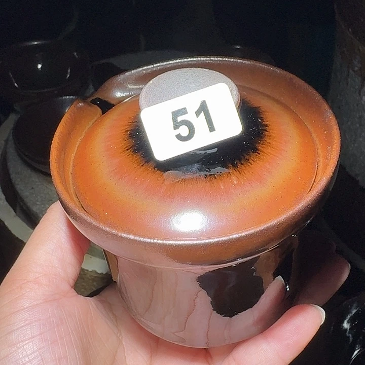 月***娜小雨茶盏，手工柴烧