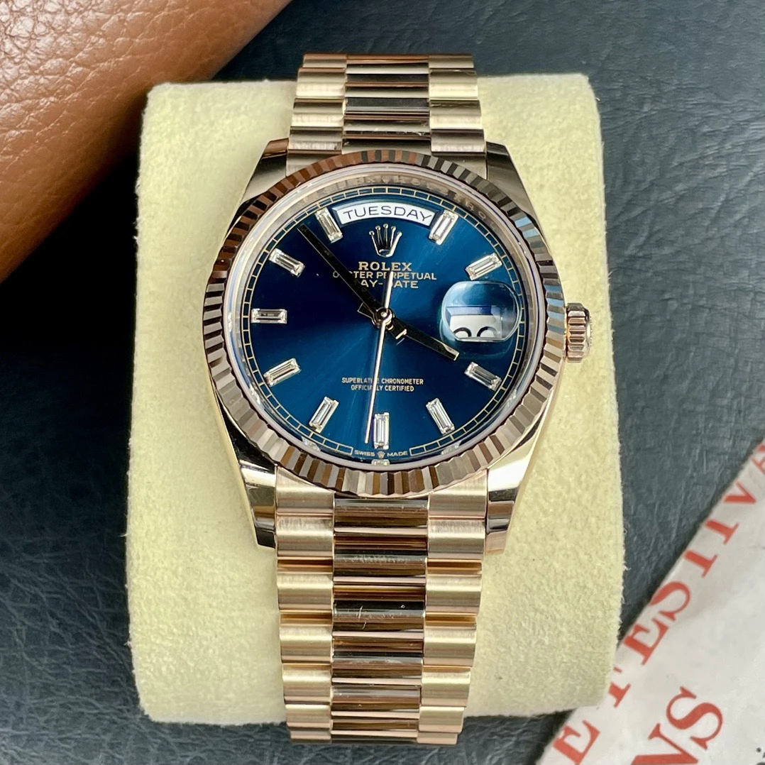 99新 Rolex/劳力士 劳大/128235蓝冰糖/36mm/24年全套