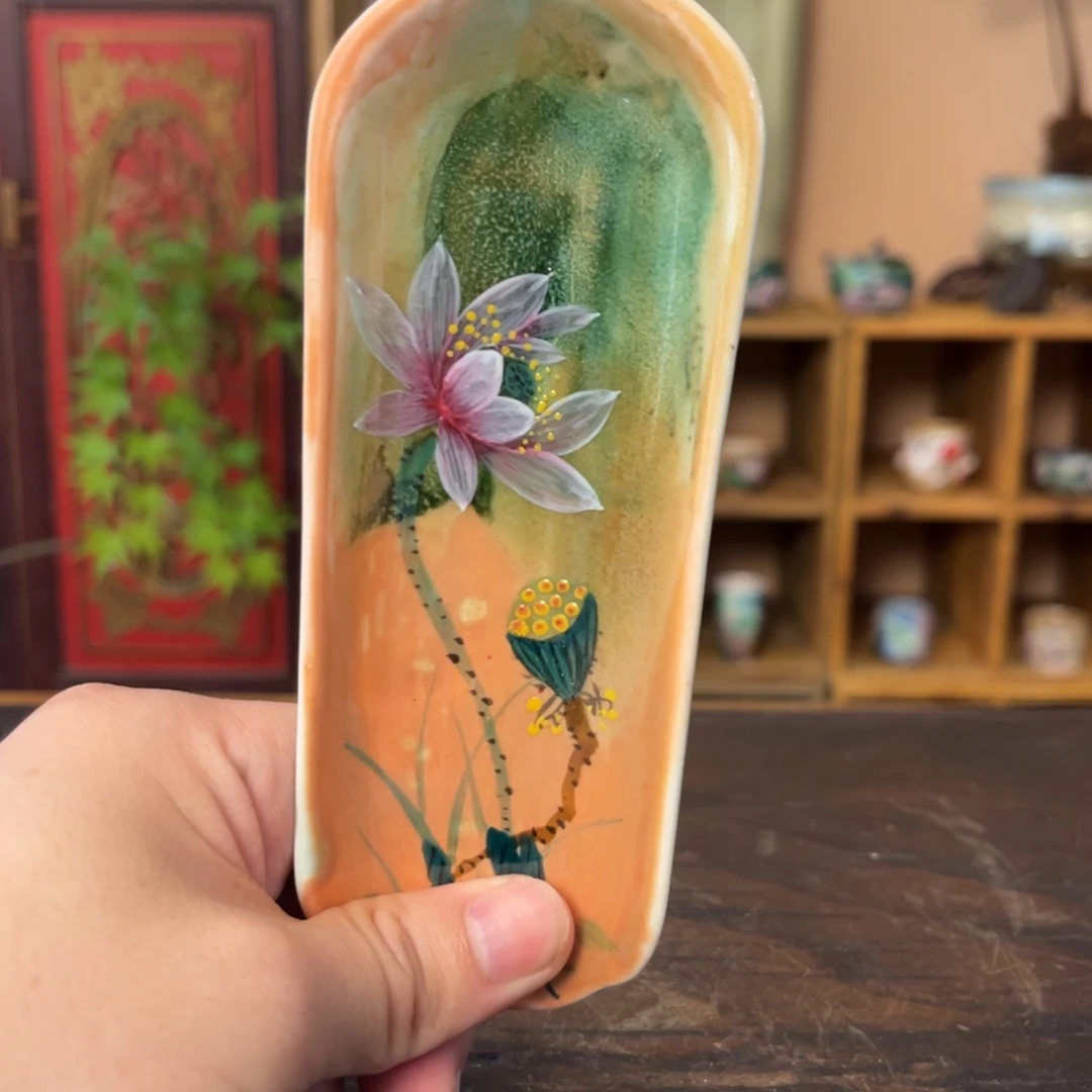 杯柴烧手工手绘陶瓷