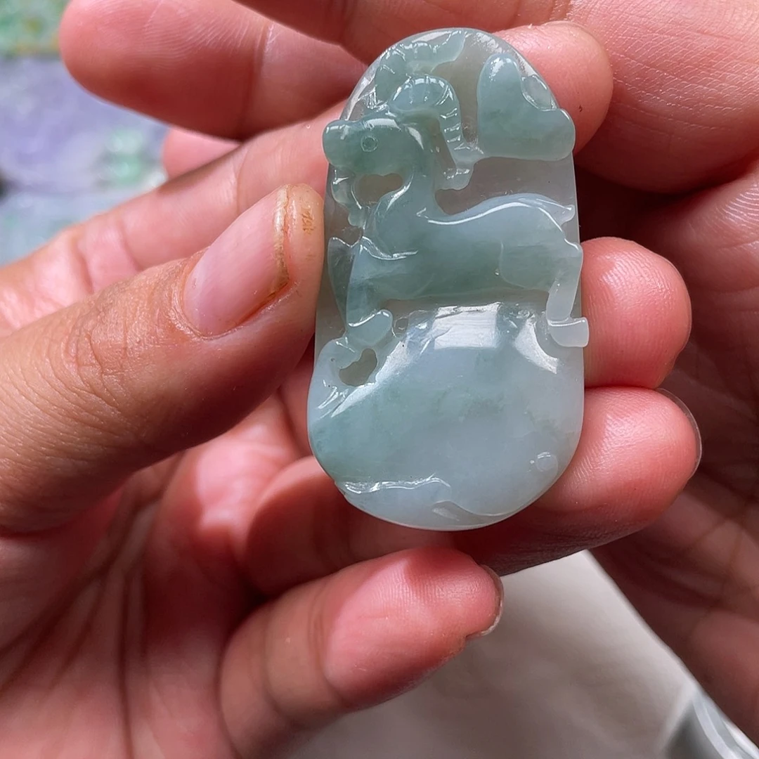 颈饰未镶嵌翡翠翡玉缘翡翠