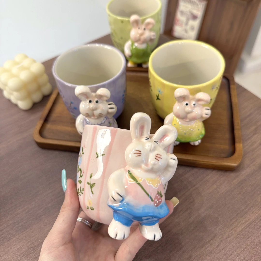 POP兔-手工兔兔手握杯