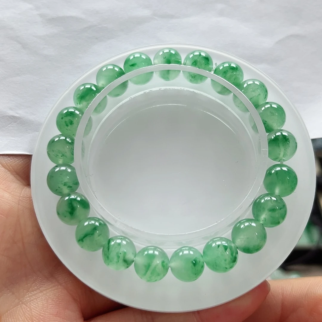 茶***行石英质玉手串未镶嵌手串8.8