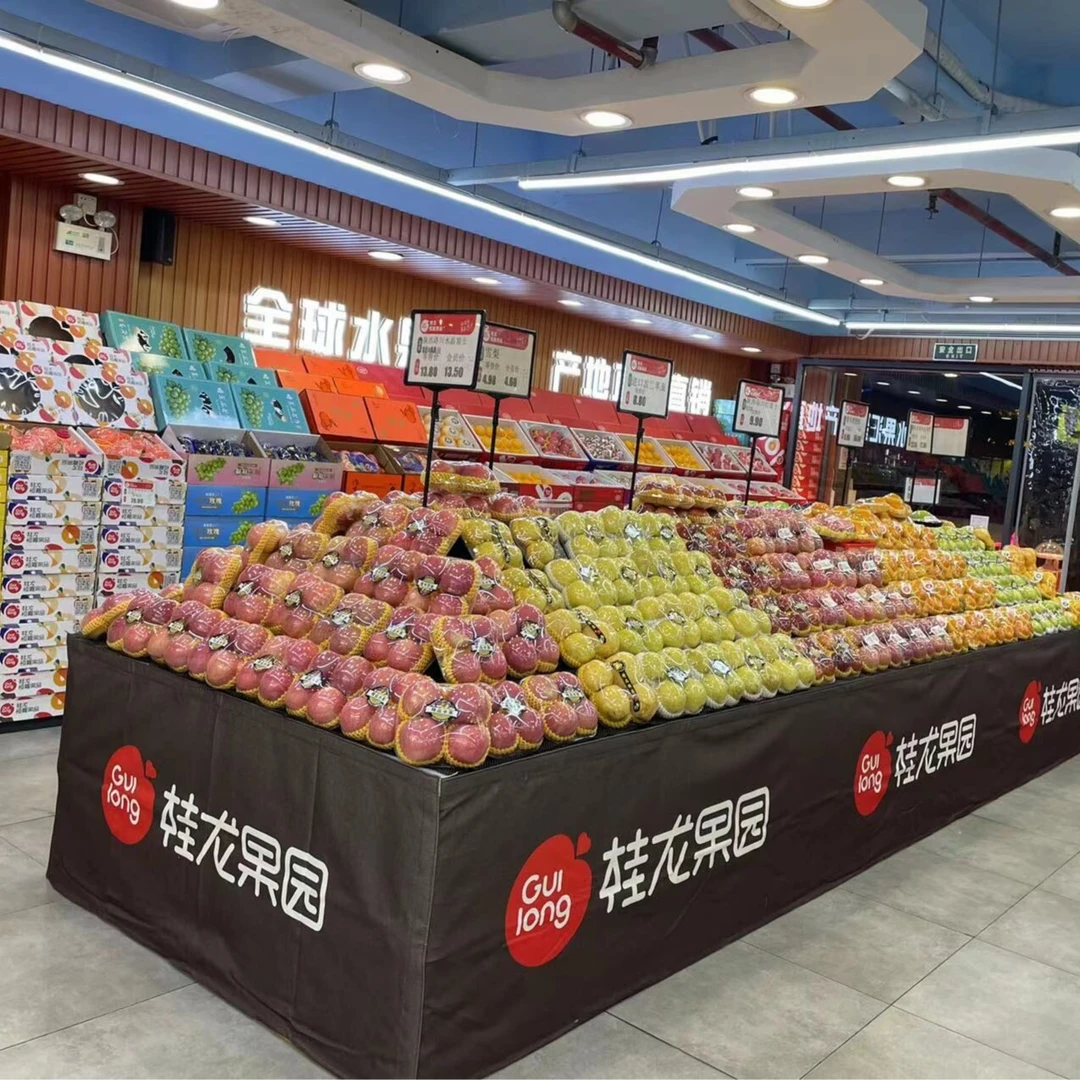 水果店布帘水果货架围挡布遮挡遮丑布超市防尘广告布双层加厚锁边