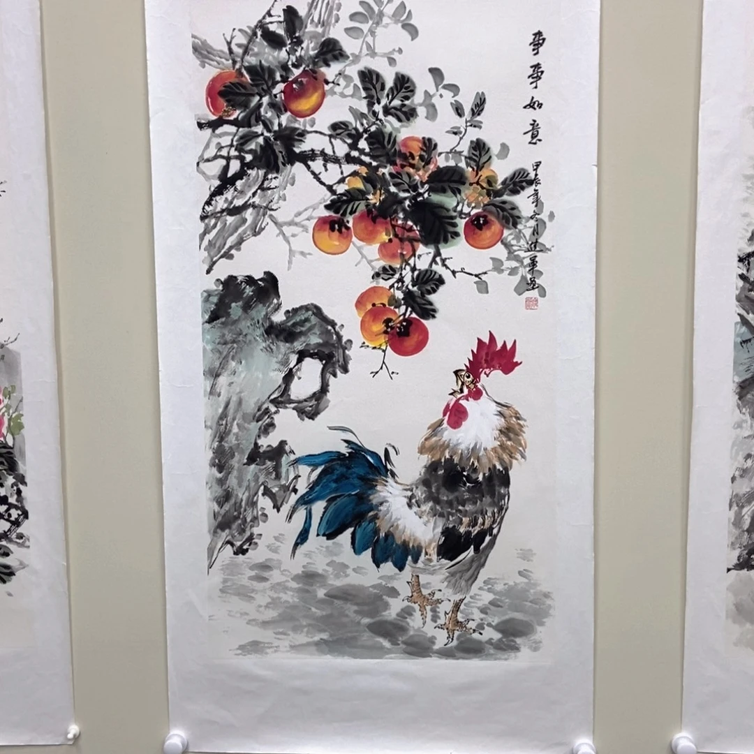 国画文进军三尺精品佳作