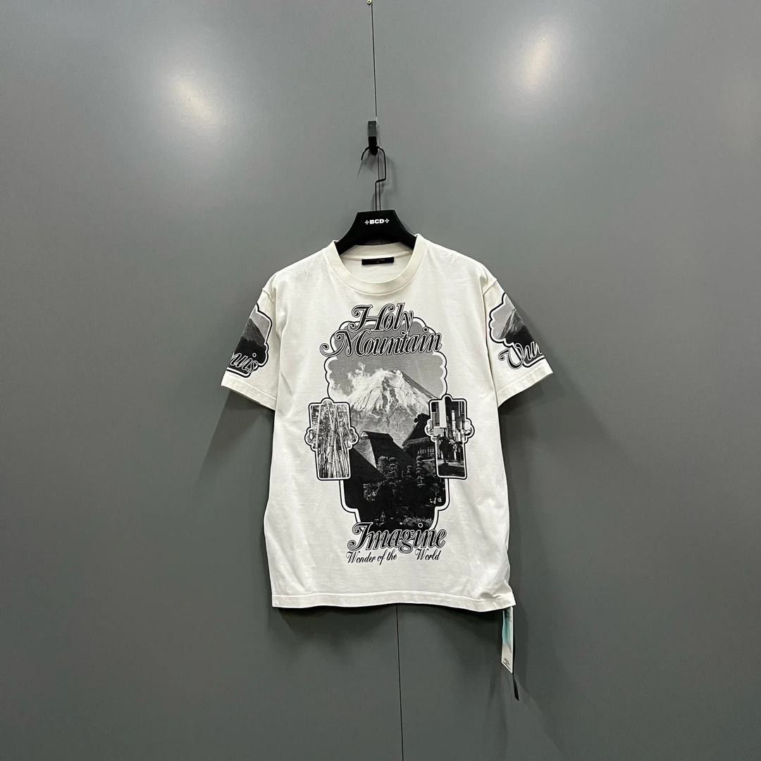 99新 LouisVuitton/路易威登 (ll) 个性图案印花短袖 L码/207658