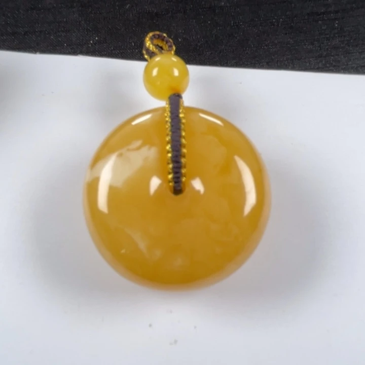 裸石蜜蜡未镶嵌蜜蜡平安扣