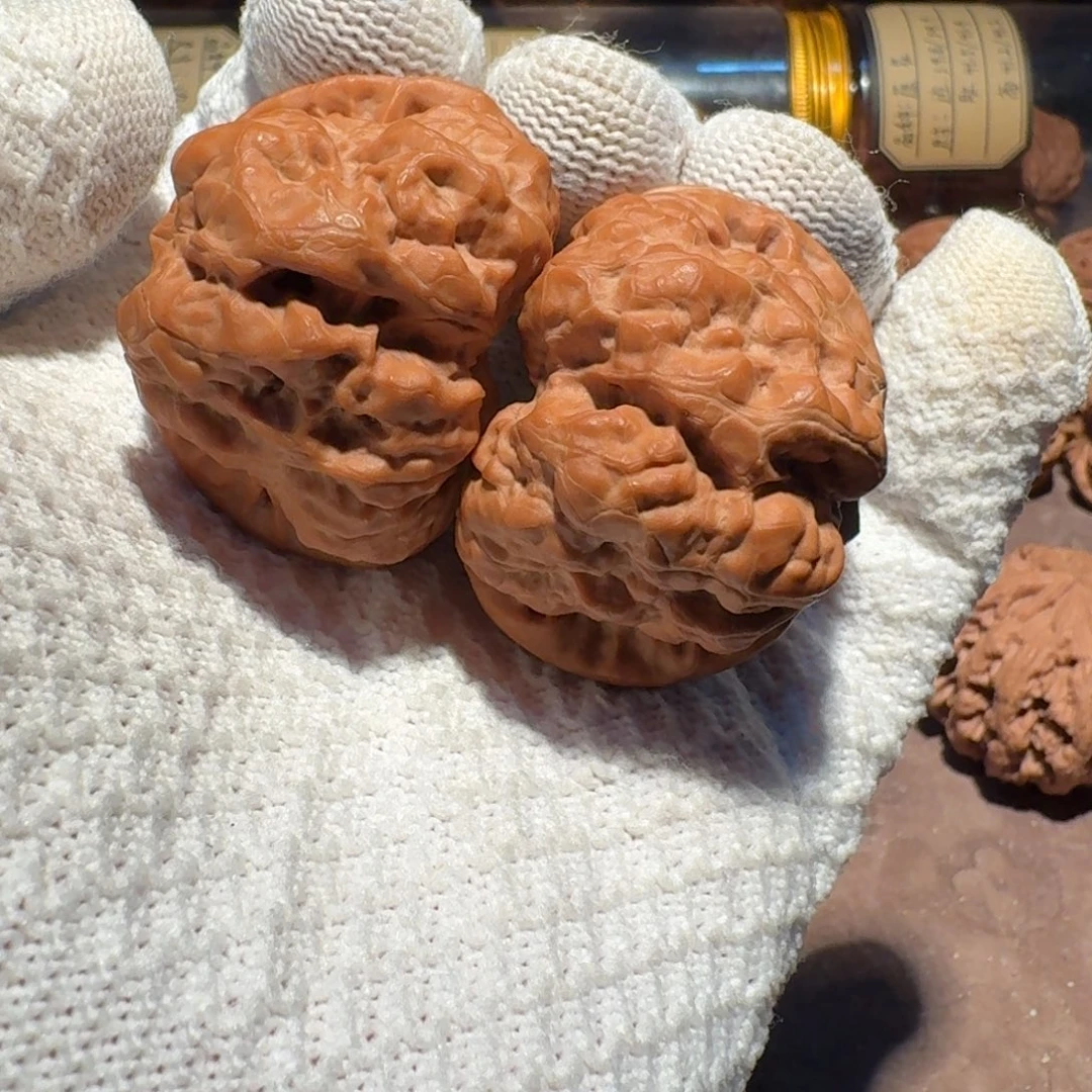 把件文玩核桃43肌肉蛙饼