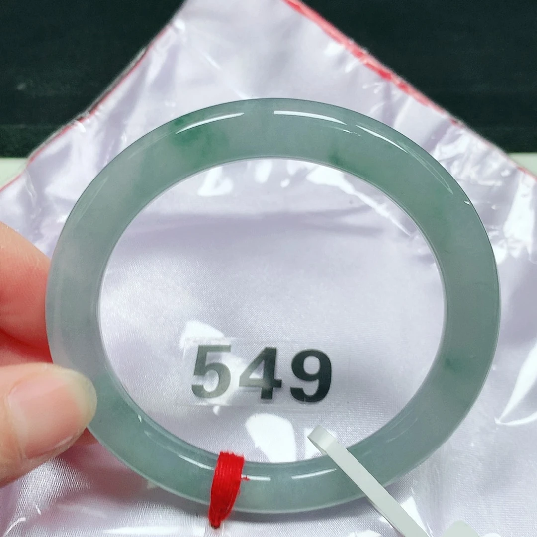 未镶嵌手镯（圆镯）翡翠48 号翡翠手镯