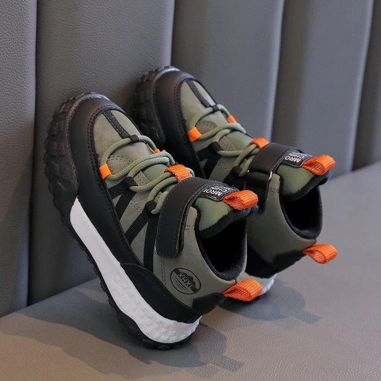 阿童木男童鞋子秋冬2025新款加绒儿童鞋二棉鞋高帮运动板鞋老爹鞋