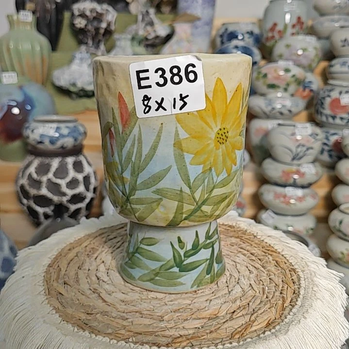 无孔 打孔备注 景德镇纯手工制作 E386 默认微瑕