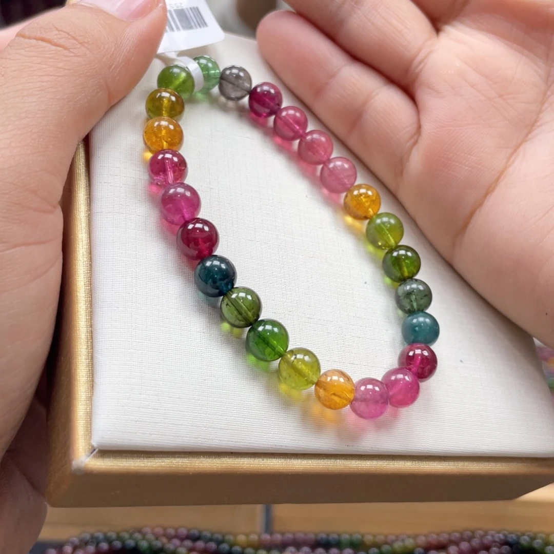 碧玺未镶嵌手串7mmmmmmmmmm