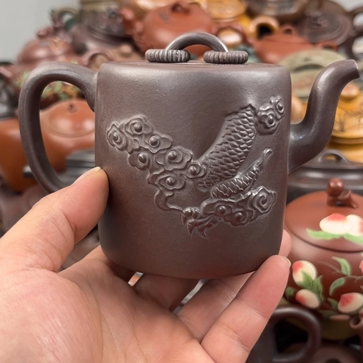 茶壶紫砂紫砂壶内里开裂