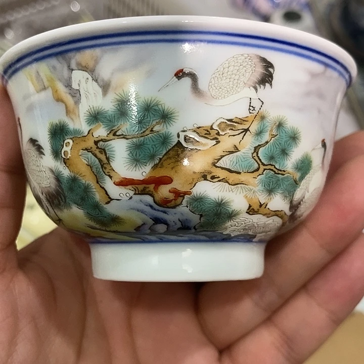 摆件景德镇陶瓷主人杯13455