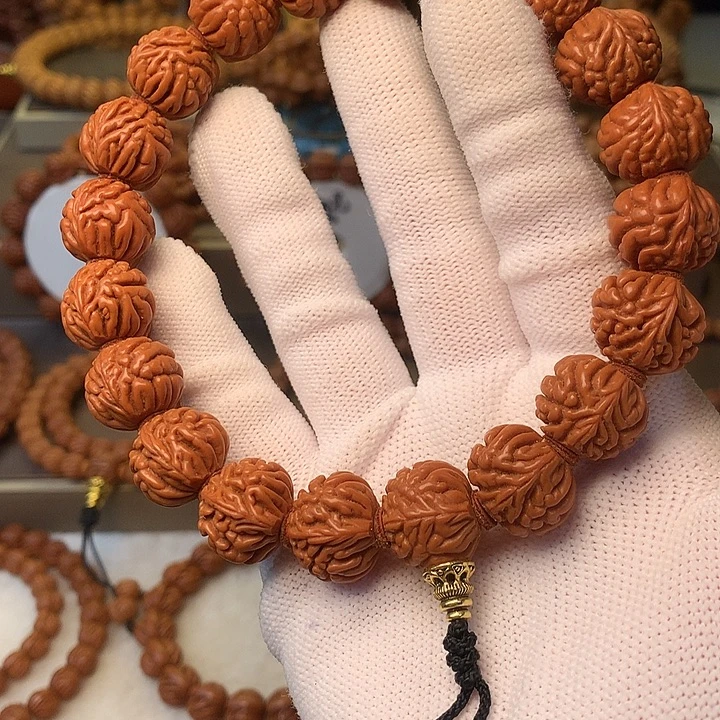 手串桃核秦岭龙纹