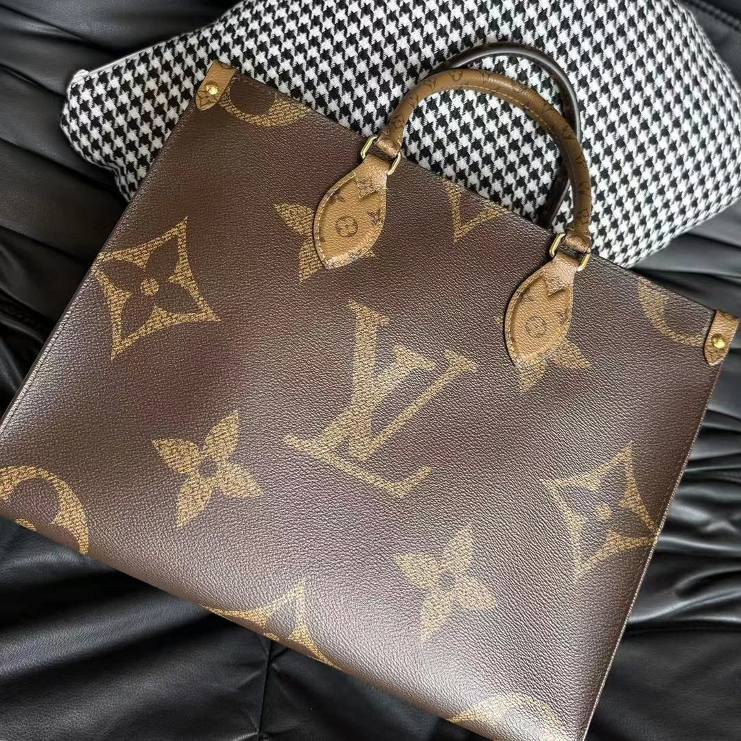 99新 LouisVuitton/路易威登 奢品阁/lv老花中号onthego