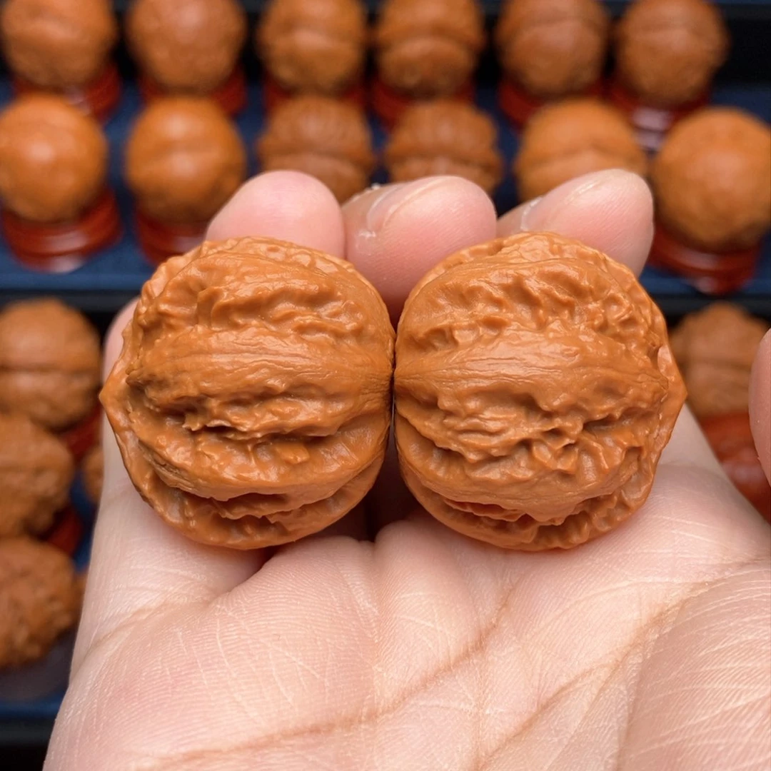 把件文玩核桃手捻京八棱