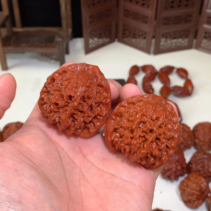 文玩核桃把件K**1满天星23瑕疵