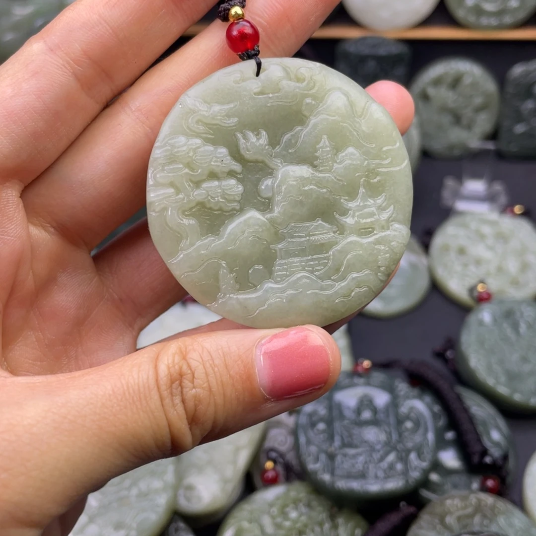 和田玉颈饰未镶嵌