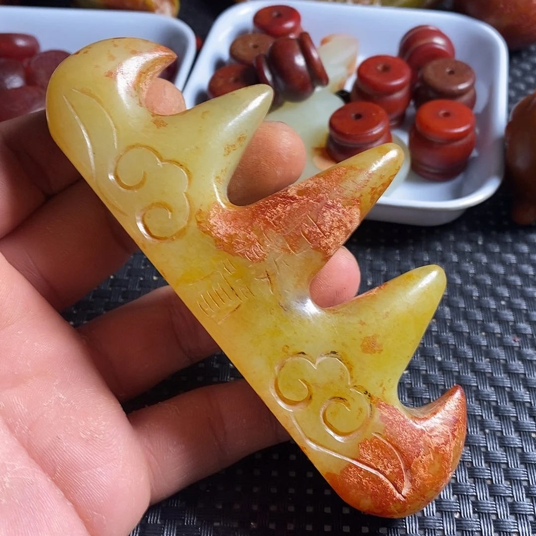 蛇纹石玉合金颈饰