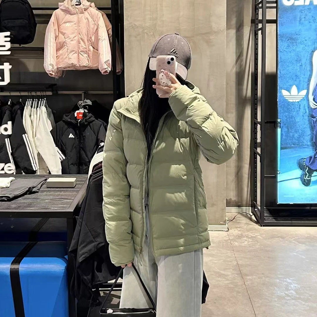 adidas/阿迪达斯运动休闲连帽保暖羽绒服好羽绒 IZ4705