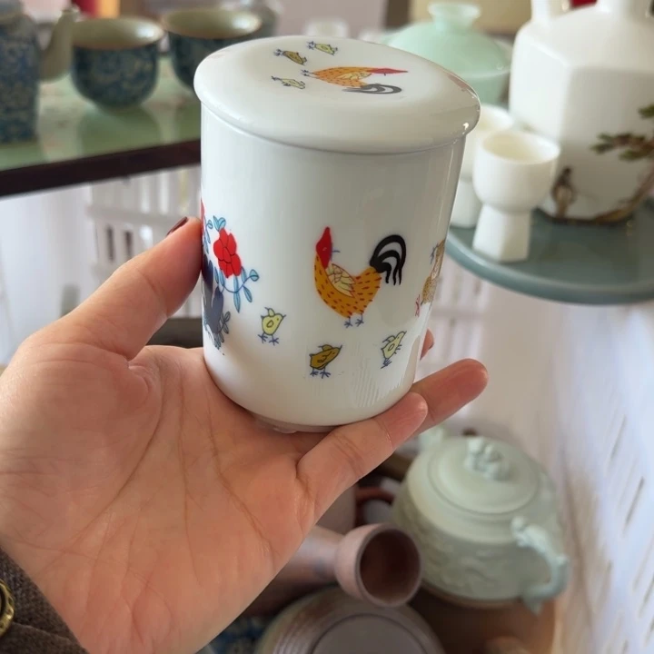 微瑕陶瓷茶具茶杯茶壶