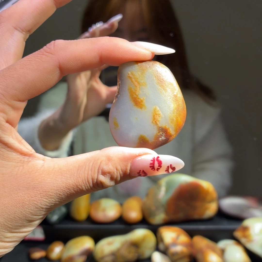 和田玉未镶嵌挂件34