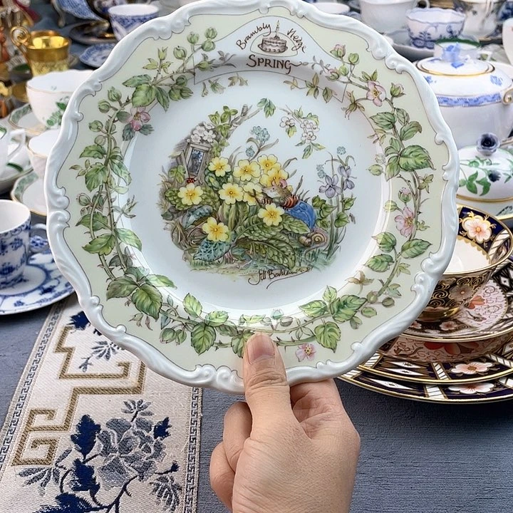 中古欧瓷瓷器小房子