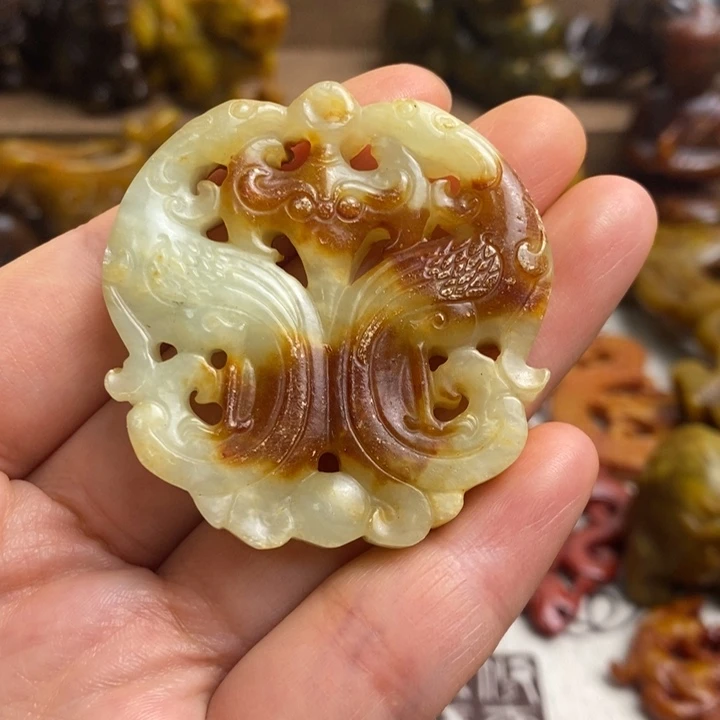 蛇纹石玉未镶嵌颈饰139
