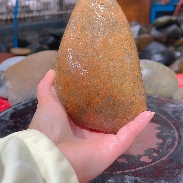 倍***赵蛇纹石玉未镶嵌藏玉药王石精美摆件
