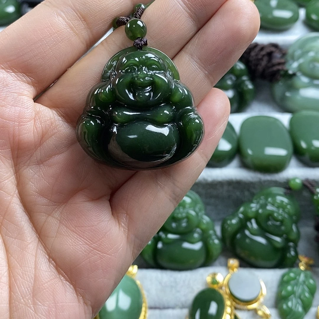 和田玉（碧玉）未镶嵌颈饰