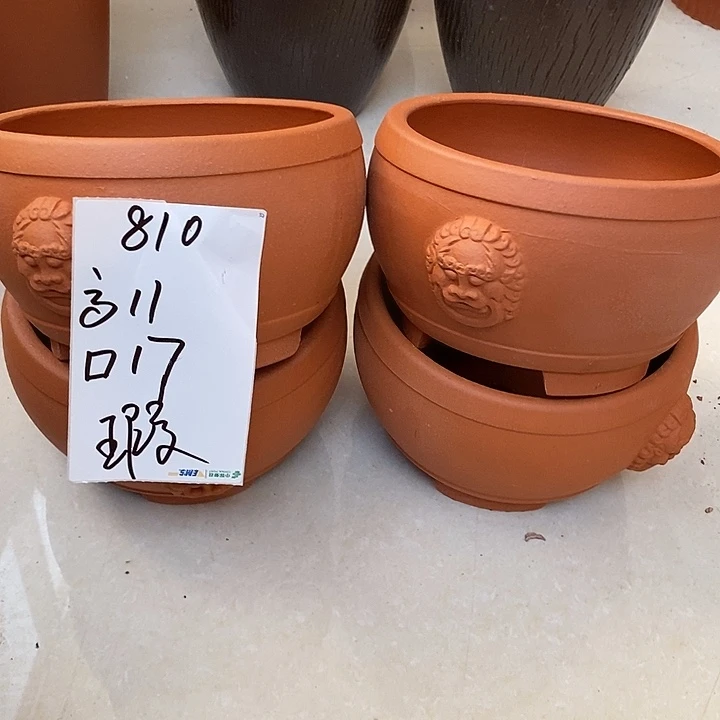 粗陶红陶绿植花盆810