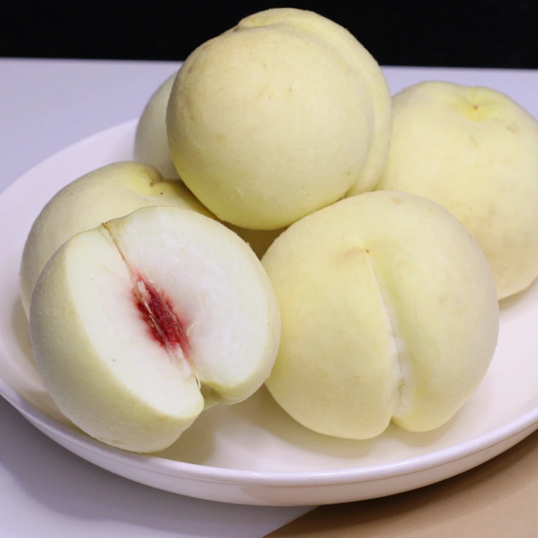 重庆云阳 白玉蜜桃 4.5~5.2斤 顺丰快递 现摘现发9~12枚 又脆又甜