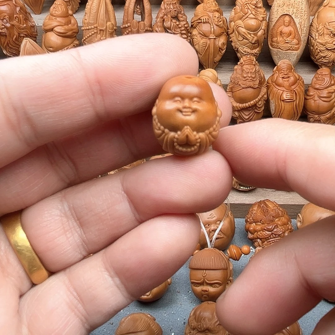 橄榄核吊坠16弥勒佛