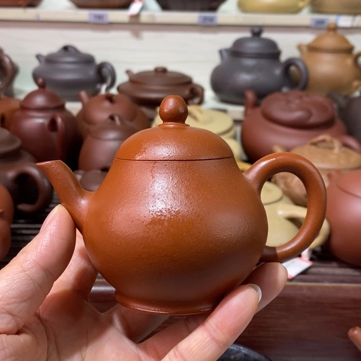 紫***木茶壶紫砂微瑕处理一把