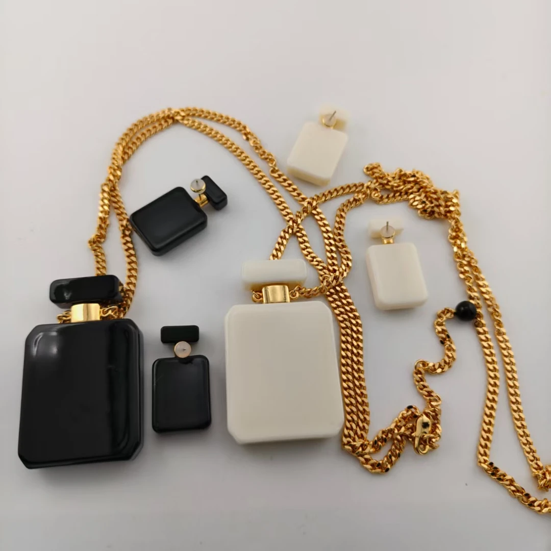铜合金耳饰 VTGViVi饰品/中古饰品/时尚复古款/X14/香水瓶耳环