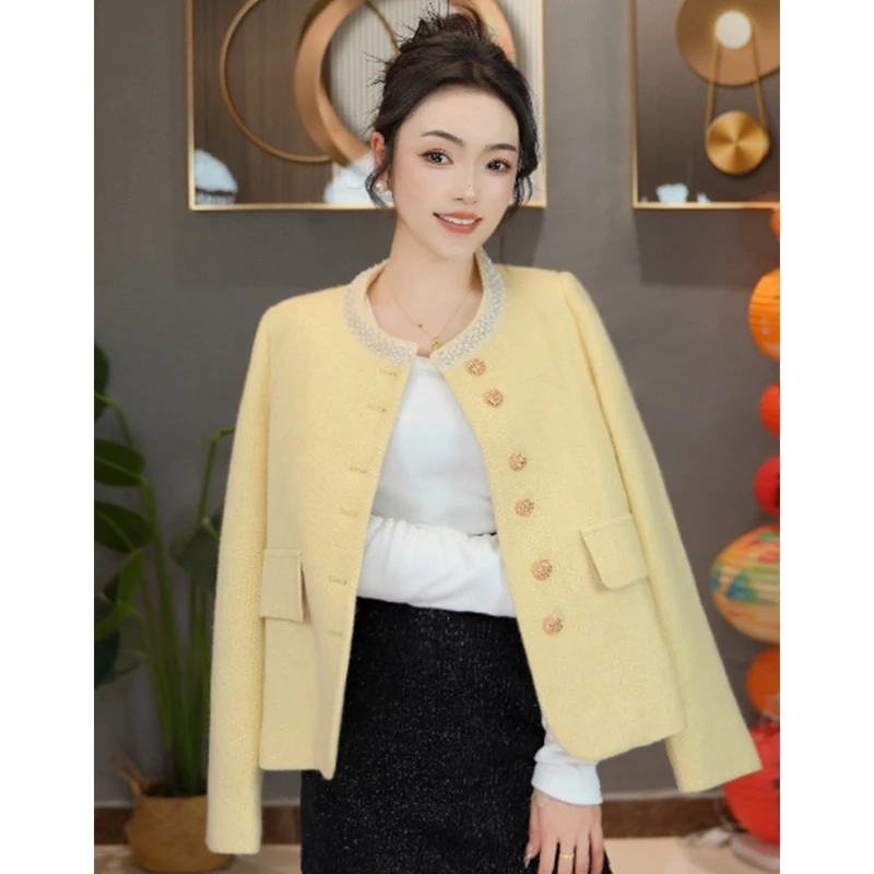 2025春秋新款法式小香风短外套气质高级感名媛风女法式小个子外套